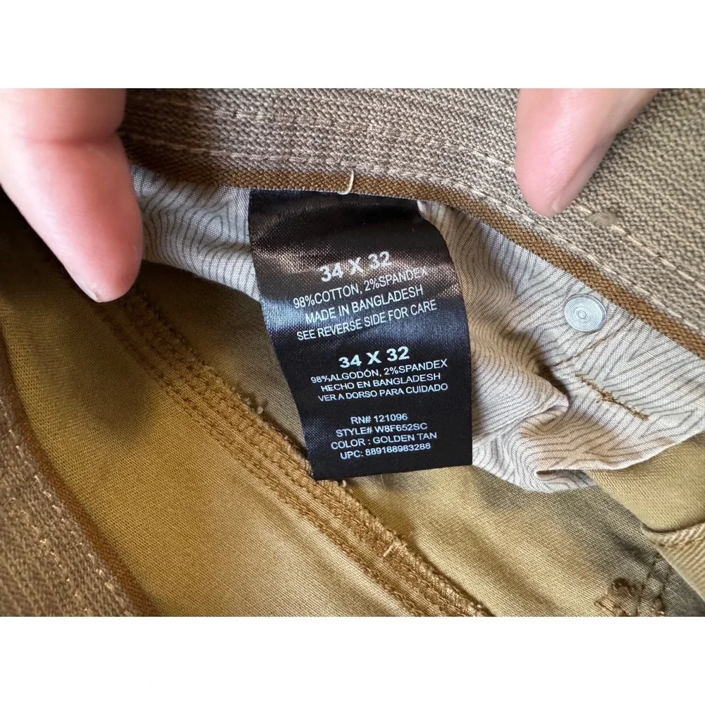 Weatherproof Pants Mens 34x32 Tan Excellent‎ Straight Leg Stretch Twill Casual
